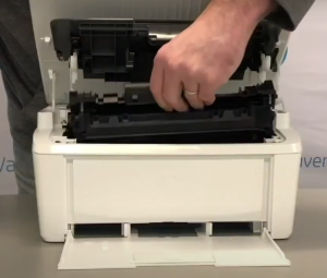 Installing Cartridges and Loading Paper in 123 HP Printer