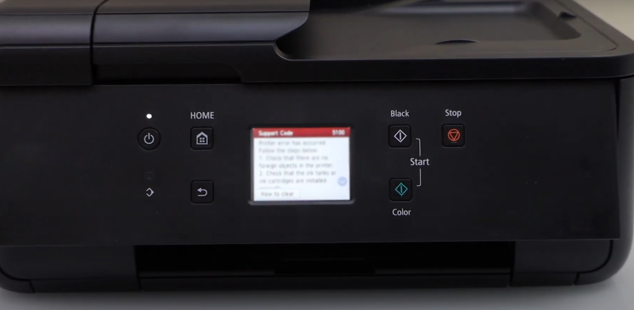 Canon Printer Error 5100