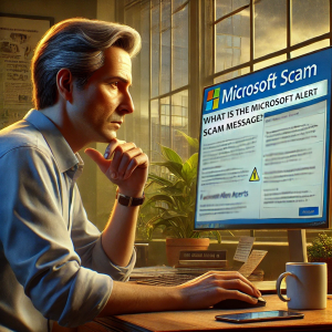 What is the Microsoft Alert Scam message