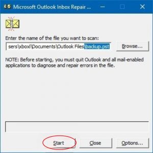 Dealing with Outlook Data Files when Outlook not Synchronizing