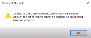 Microsoft Outlook Cannot Start