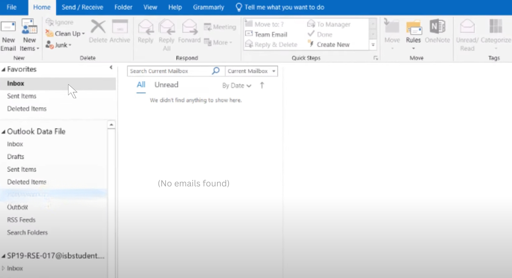 outlook not receiving emails